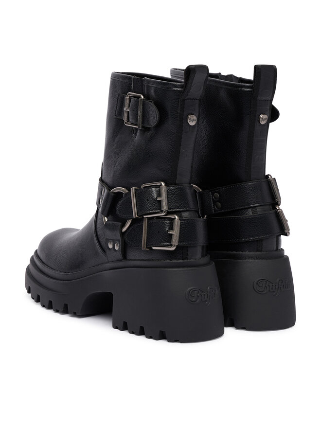 Buffalo Stiefeletten Buffalo Bravr Biker Lo 1220067 Schwarz