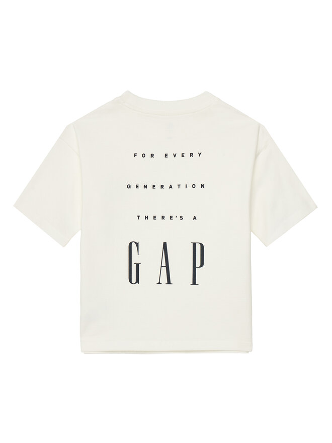 Gap Gap Camiseta 745250-01 Blanco Regular Fit