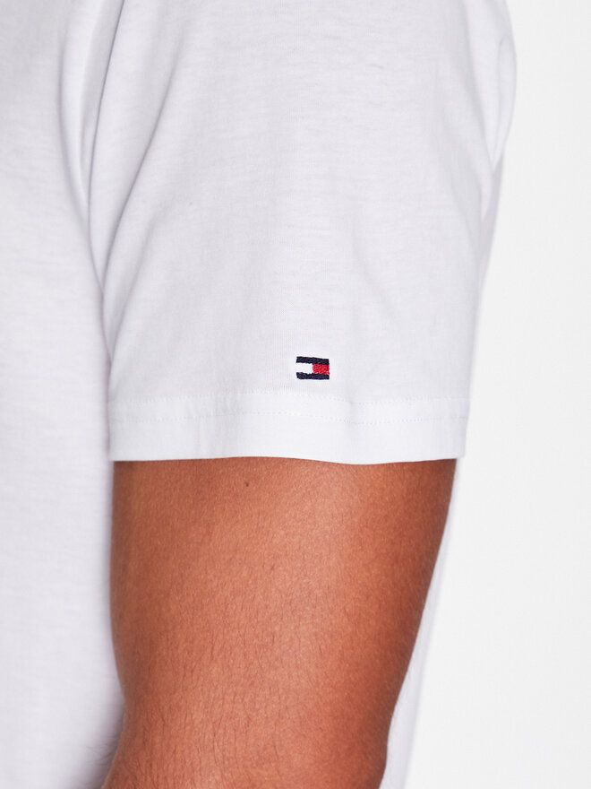 Tommy Hilfiger Tommy Hilfiger Marškinėliai UM0UM02916 Balta Regular Fit