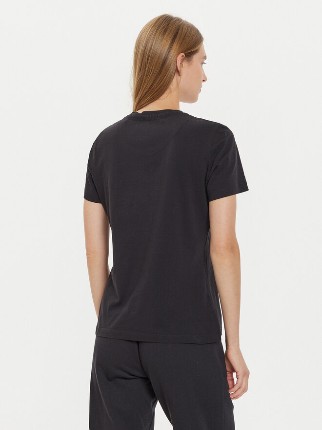 Aeronautica Militare Aeronautica Militare Футболка 242FE1970DF567 Чорний Regular Fit