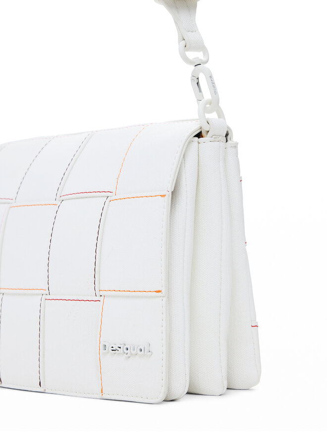 Desigual Táska Desigual Yoko Blacno 25SAXPAQ Fehér