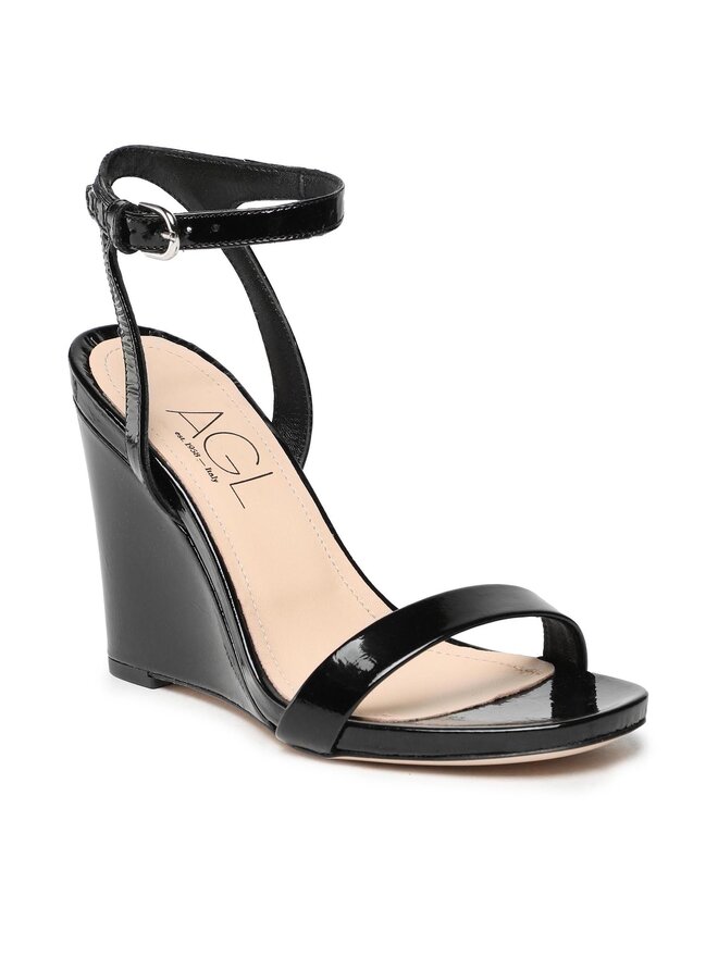AGL Sandalen AGL Demi D676005PHPLUME0000 Schwarz