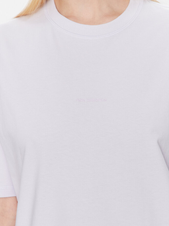 New Balance New Balance T-Shirt Athletics Nature WT23556 Μωβ Relaxed Fit