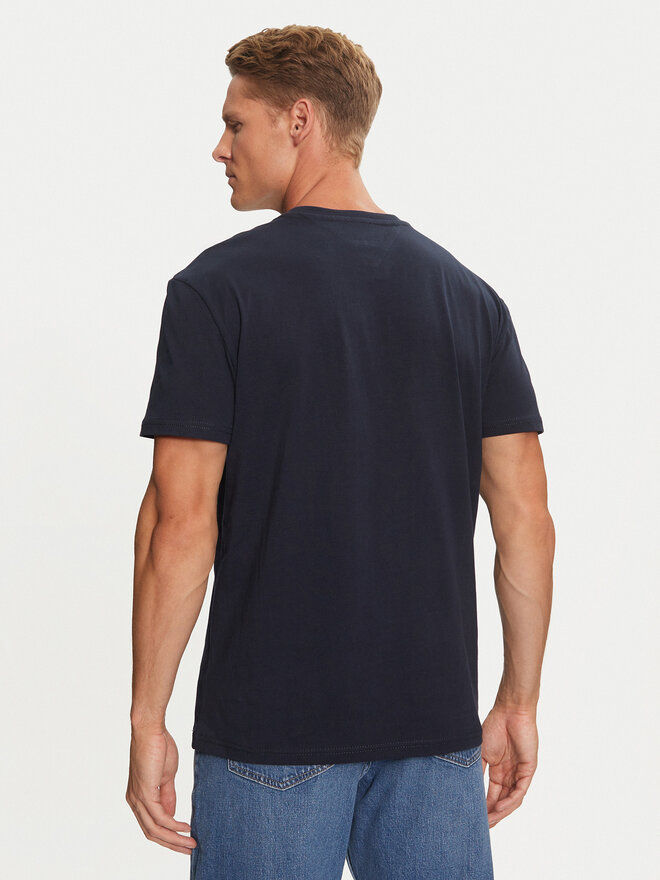 Tommy Jeans Tommy Jeans Póló Linear Logo DM0DM20744 Sötétkék Regular Fit