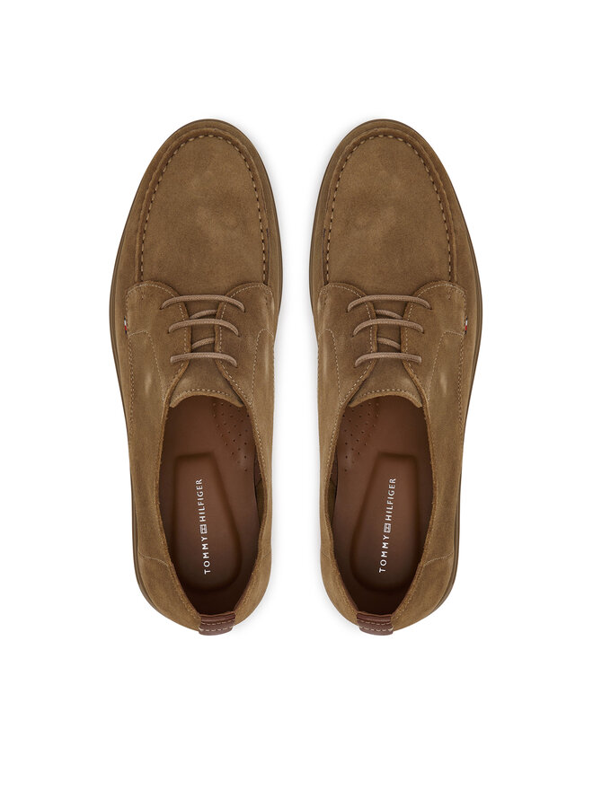 Tommy Hilfiger Mokasini Tommy Hilfiger Moc T Derby FM0FM05495 Rjava