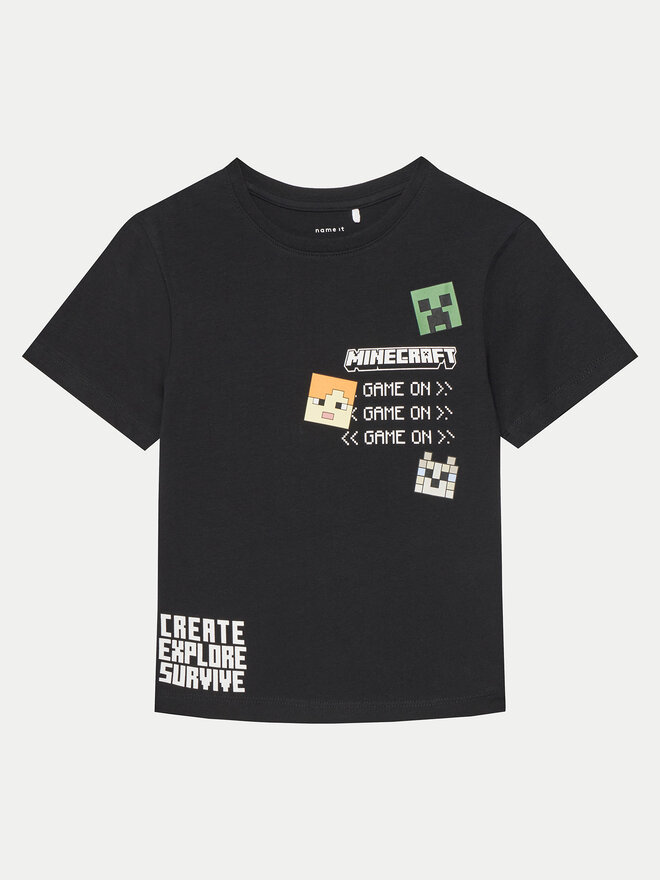 NAME IT NAME IT T-Shirt Jafar MINECRAFT 13238538 Μαύρο Regular Fit