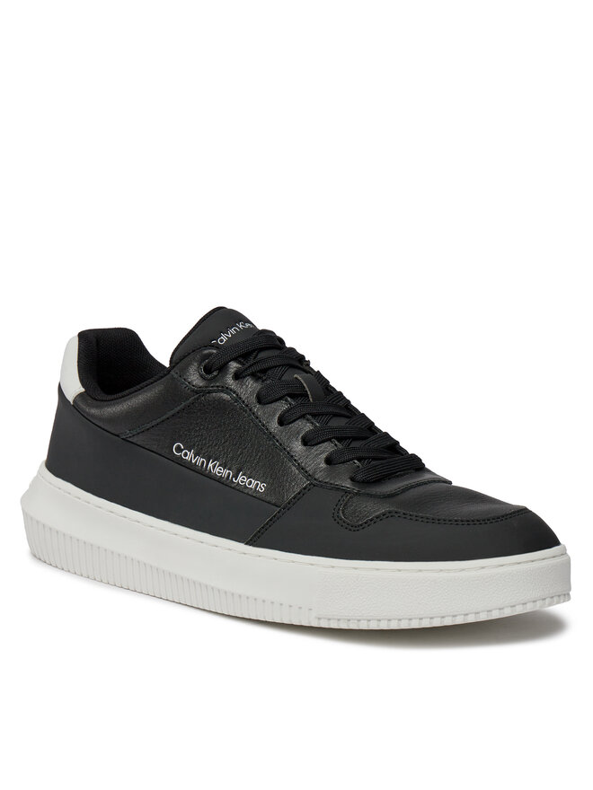 Calvin Klein Jeans Sneakers Calvin Klein Jeans Chunky Cupsole Low Lth In Sat YM0YM00873 Schwarz