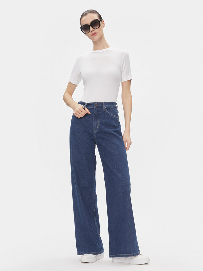 Calvin Klein Calvin Klein Camiseta Modal Rib Ss Tee K20K206404 Blanco Slim Fit
