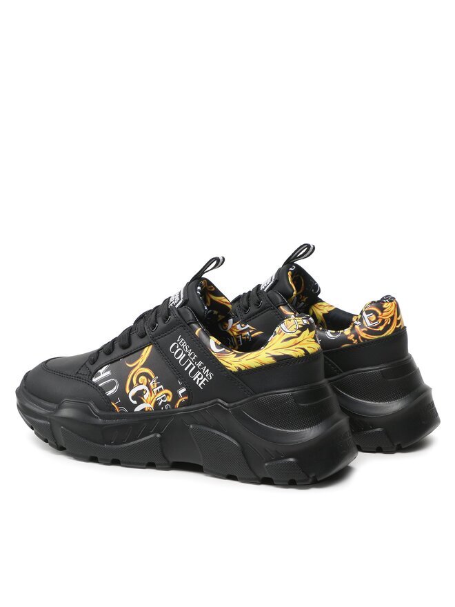 Versace Jeans Couture Снікерcи Versace Jeans Couture 74YA3SC2 Чорний