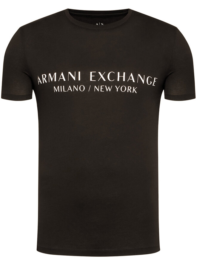 Armani Exchange Armani Exchange Футболка 8NZT72 Z8H4Z 1200 Чорний Slim Fit