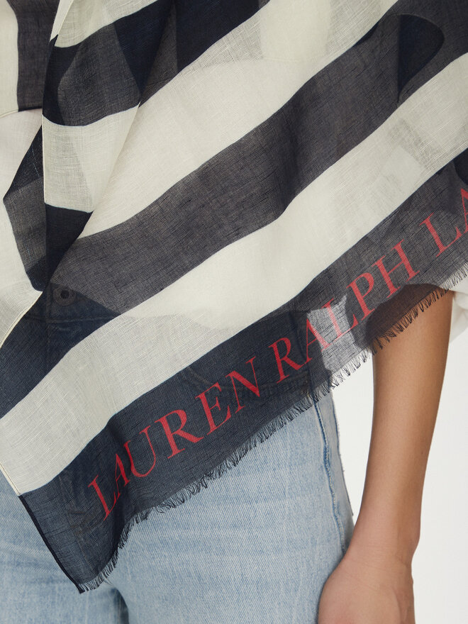 LAUREN RALPH LAUREN Šál LAUREN RALPH LAUREN 454966221001 Tmavomodrá