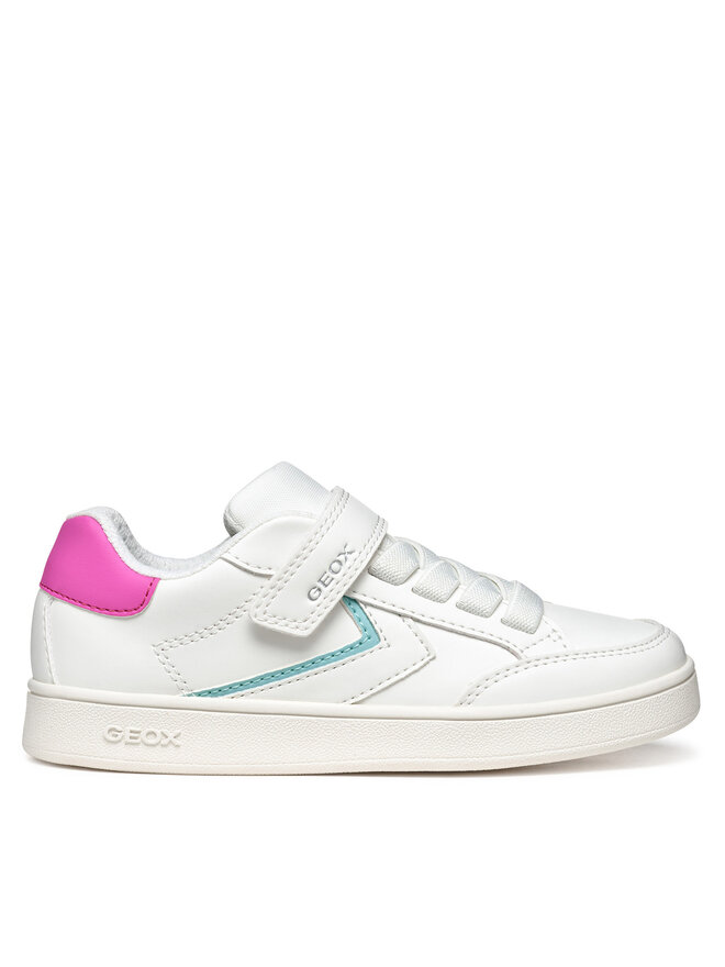 Geox Sneakersy Geox J Eclyper J55LRB 5411 C0563 S Biały