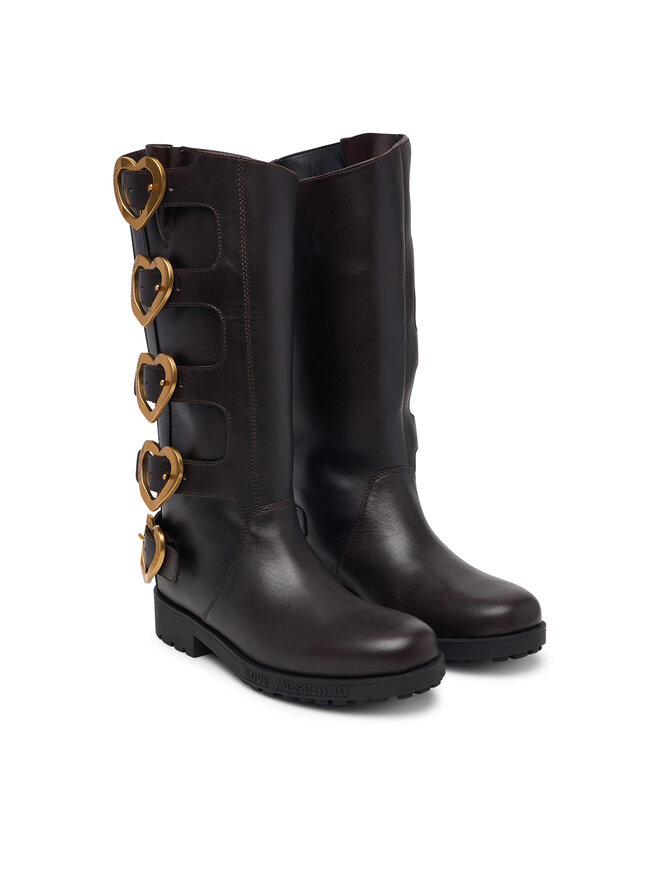 LOVE MOSCHINO Stiefel LOVE MOSCHINO JA26134G0PIJ0317 Dunkelbraun