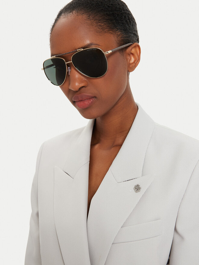 Michael Kors Okulary przeciwsłoneczne Michael Kors Portugal 0MK1146 10143H Złoty