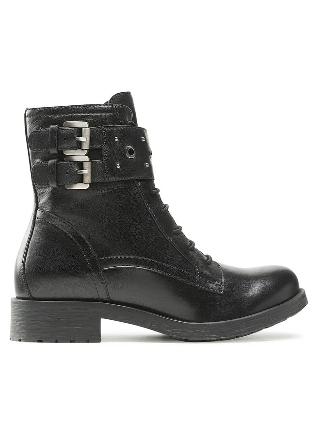 Bottines Geox D Rawelle J D266RJ 000TU C9999 Noir chaussures