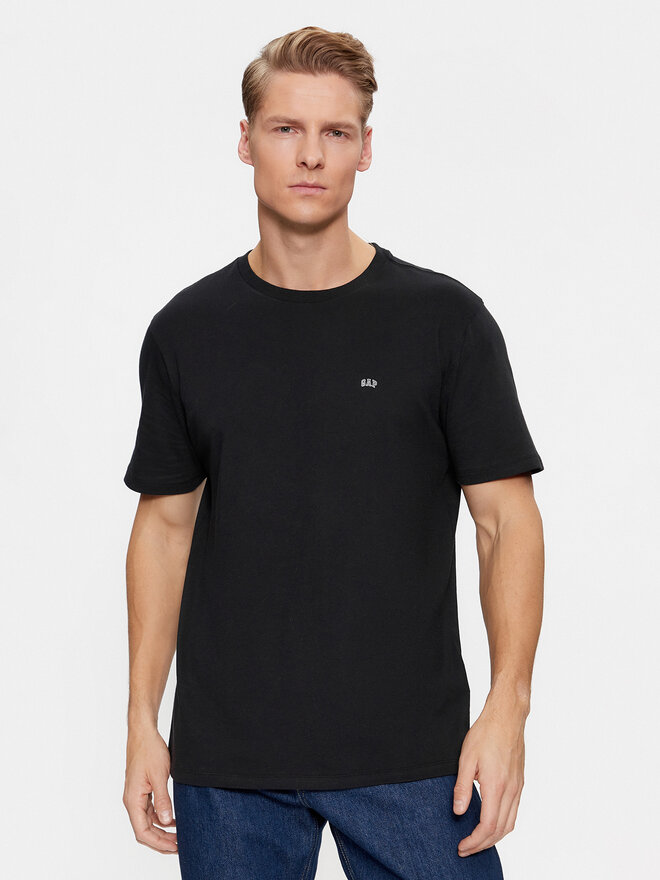 Gap Gap Marškinėliai 753766-00 Juoda Regular Fit