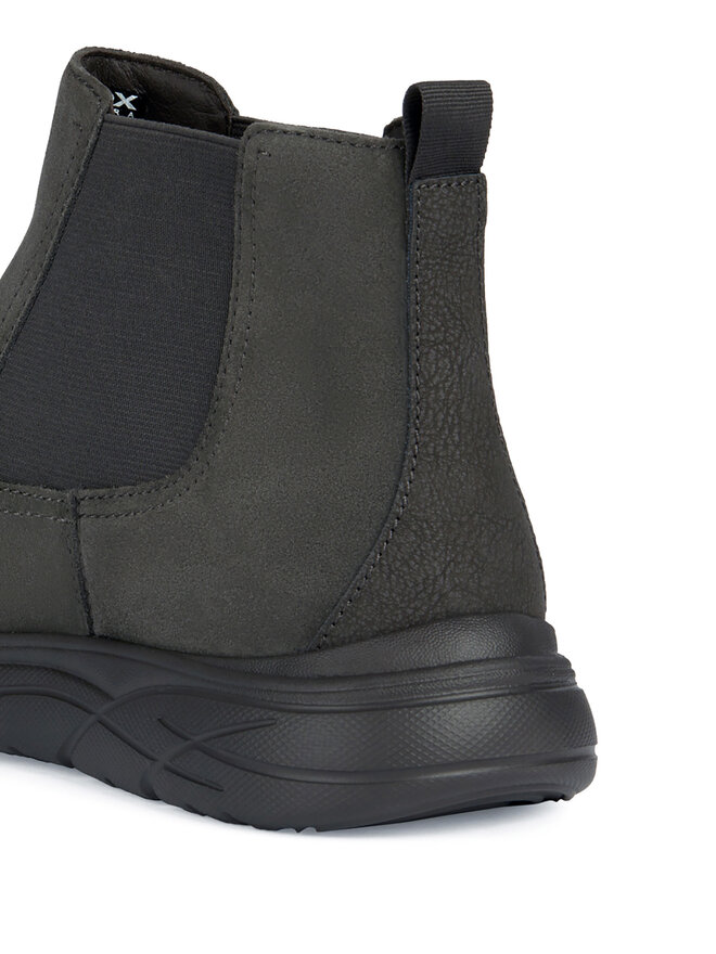 Geox Kotníková obuv s elastickým prvkem Geox U Portello U36E1A 022EK C6372 Hnědá
