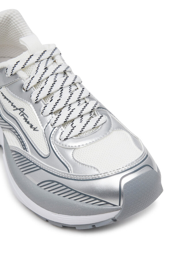 Emporio Armani Sneakersy Emporio Armani X3X238 XR388 00520 Srebrny
