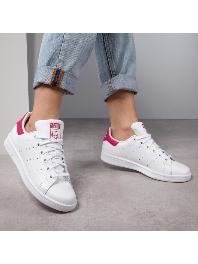 Laisvalaikio batai adidas Stan Smith J B32703 Balta eavalyne.lt