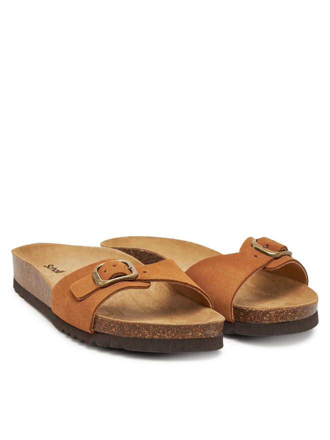 Scholl Παντόφλες Scholl Estelle F32156 Καφέ