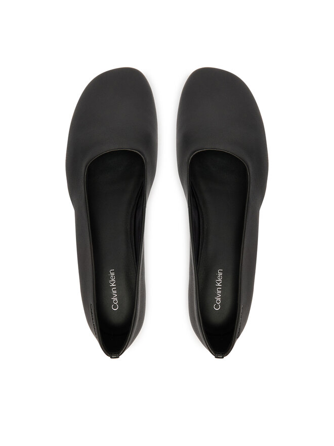 Calvin Klein Ballerinas Calvin Klein Round Ballerina Lth HW0HW02943 Schwarz