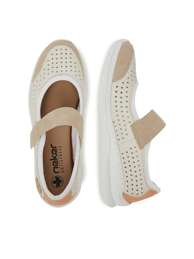Rieker Halbschuhe Rieker L32B5-81 Beige