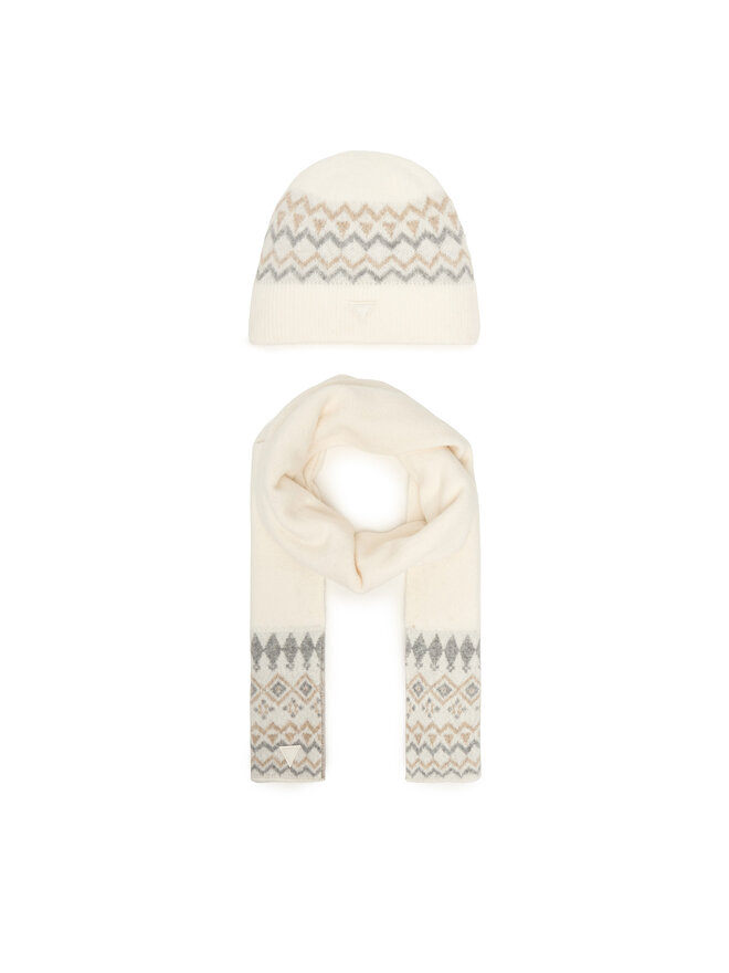 Guess Set Schal und Mütze Guess M4PZ60 Z3LQ0 Creme