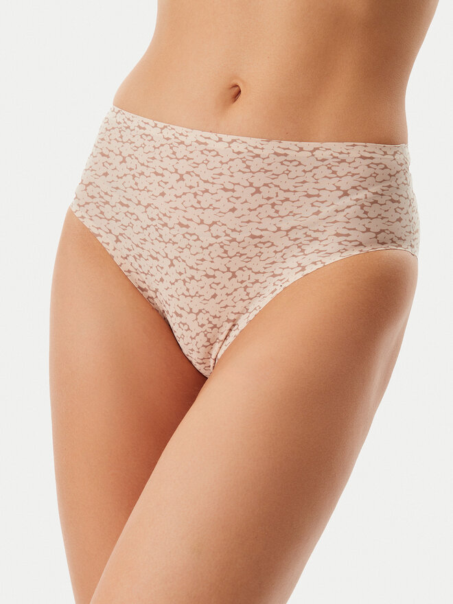 Chantelle Chantelle Класичні труси з високою талією Soft Stretch C11DC9 Бежевий