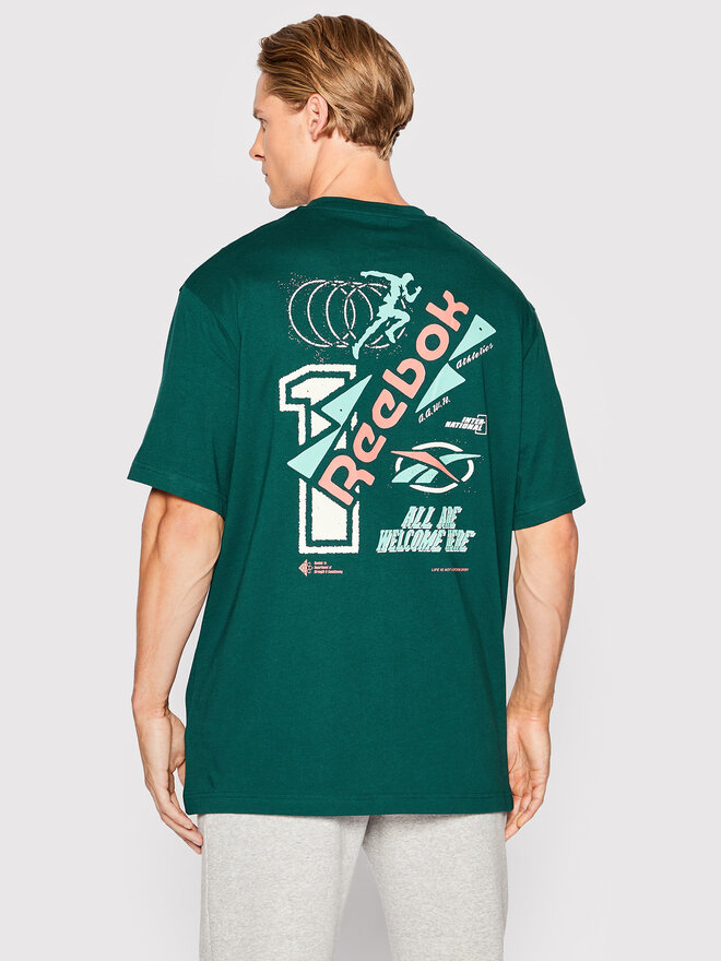 Reebok Reebok T-Shirt Certified HH7390 Grün Relaxed Fit