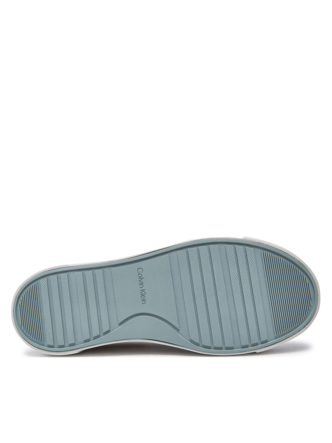 Calvin Klein Sneakersy Calvin Klein Flatform Cup Lace Up W/Ml HW0HW02282 Beżowy