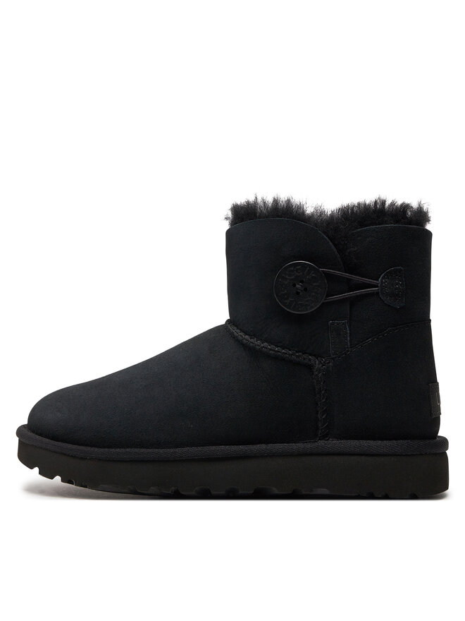 Ugg Снігоходи Ugg W Mini Bailey Button II 1016422 Чорний