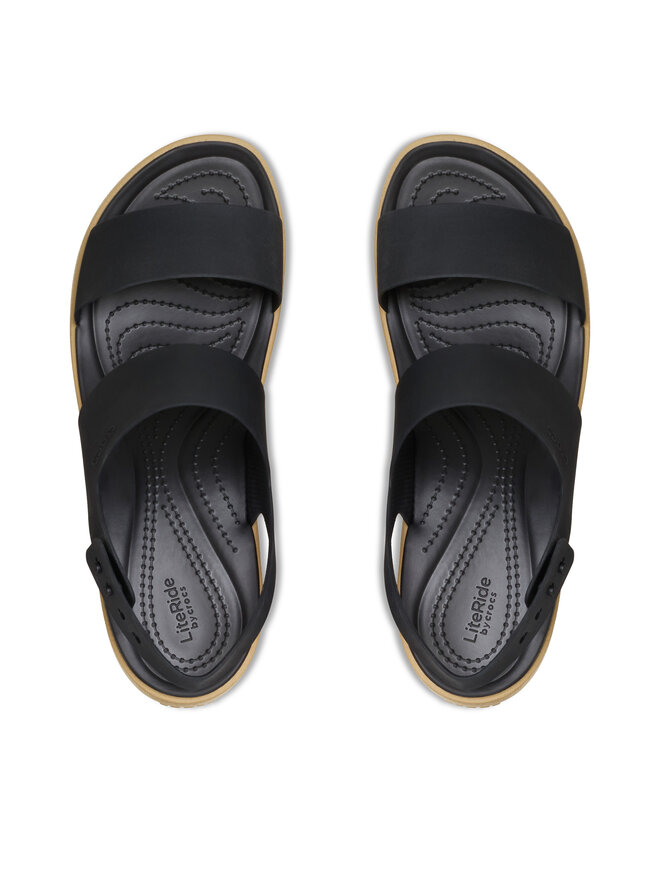 Crocs Босоніжки Crocs Brooklyn Sky Sandal 212250 Чорний