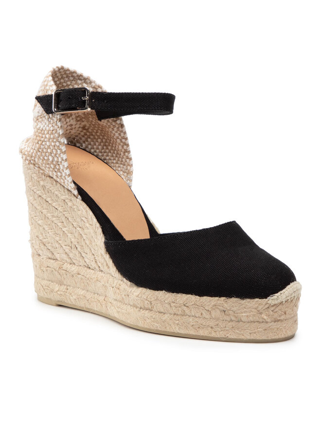 Castañer Espadrilky Castañer Carol/8ED/001 020975-100 Černá