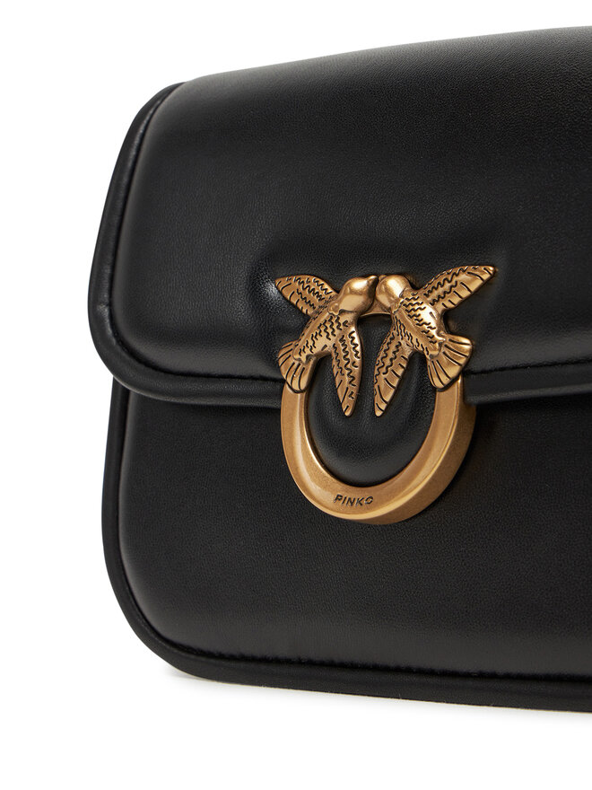 PINKO Rankinė PINKO Love Box Bag Fl Mini 104297 A26L Juoda