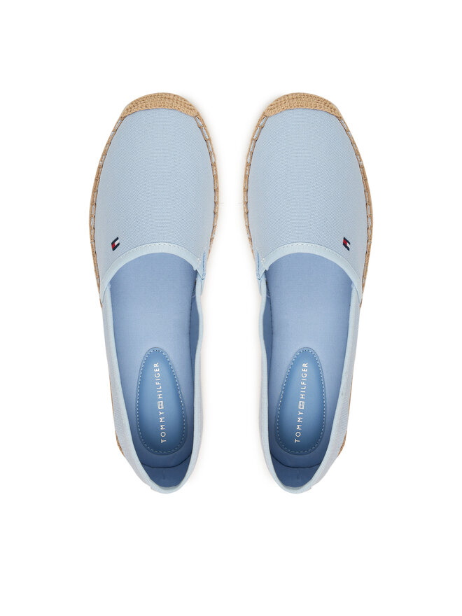Tommy Hilfiger Espadrilles Tommy Hilfiger Flag Canvas Espadrille FW0FW08541 Himmelblau