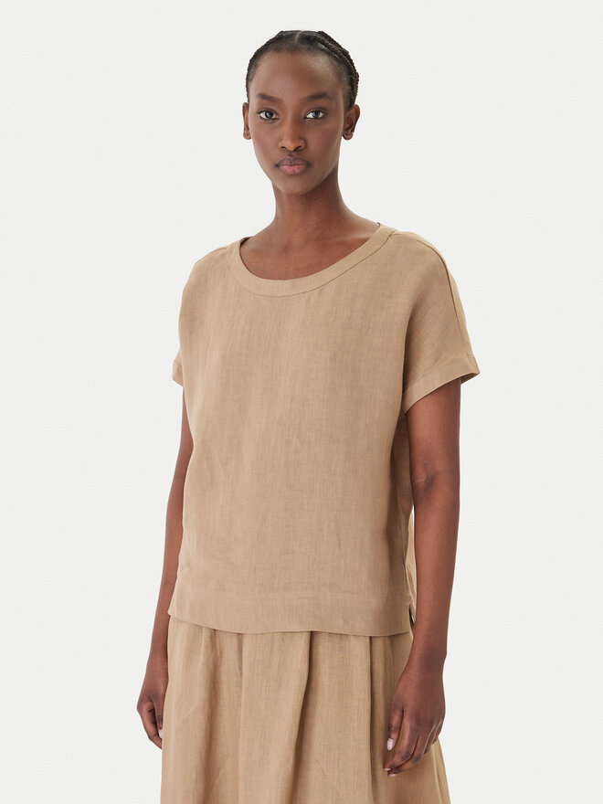 Marella Marella T-Shirt Geyser 2615111132 Beige Regular Fit