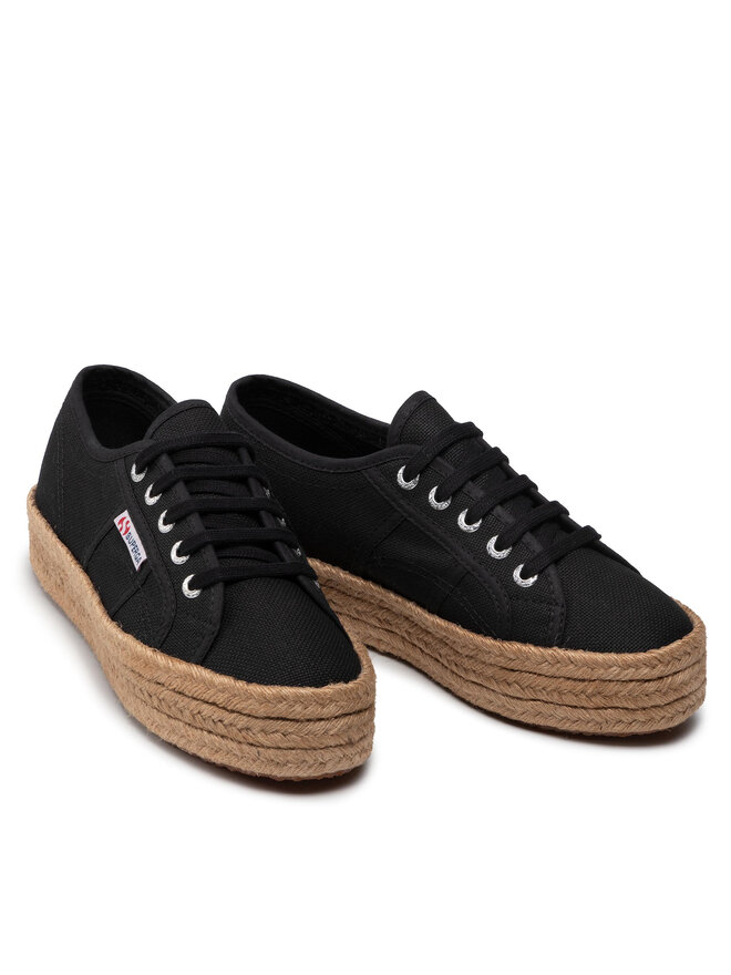 Superga Еспадрили Superga 2730 Cotropew S00CF20 Черен