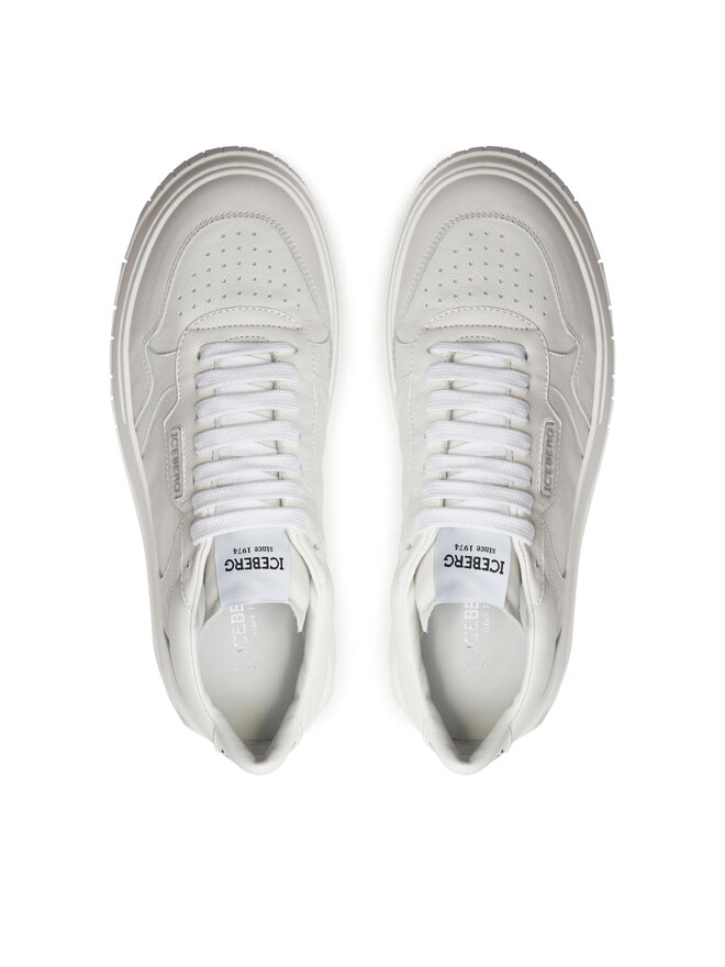 Iceberg Sneakersy Iceberg IU1687 Biela