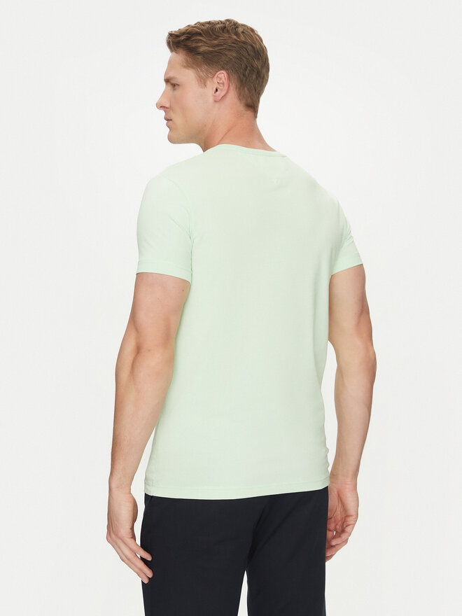 Tommy Hilfiger Tommy Hilfiger Camiseta MW0MW10800 Verde Slim Fit
