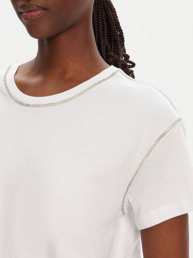Liu Jo Liu Jo Camiseta WA5148 J4893 Blanco Regular Fit