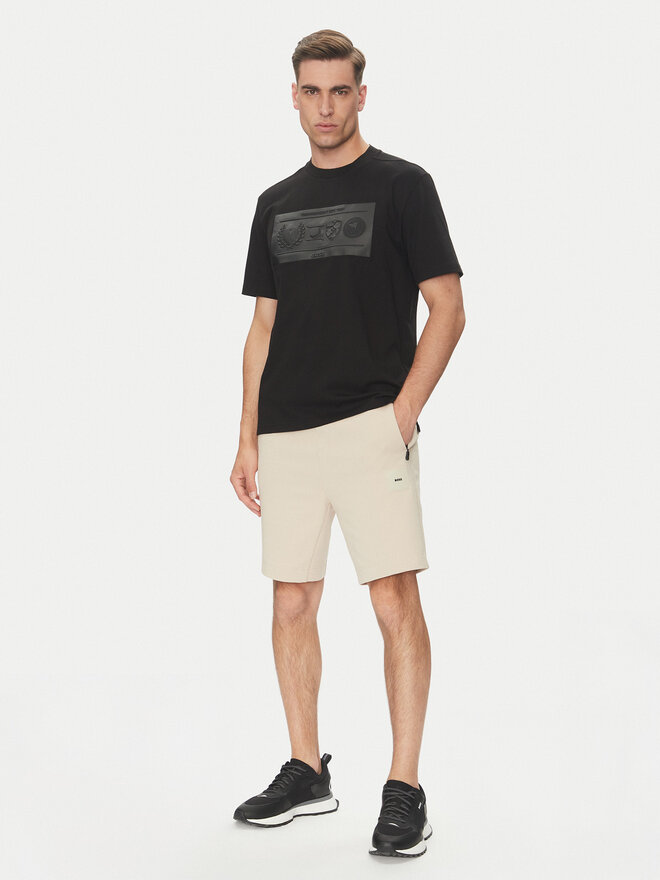 BOSS BOSS Футболка 50538112 Чорний Regular Fit
