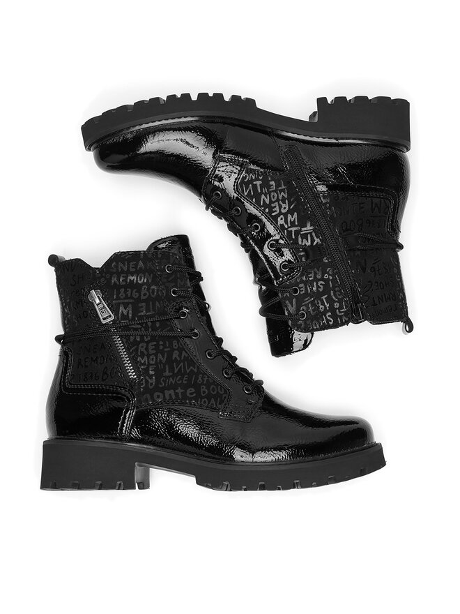 Remonte Botine Remonte D8659-03 Negru