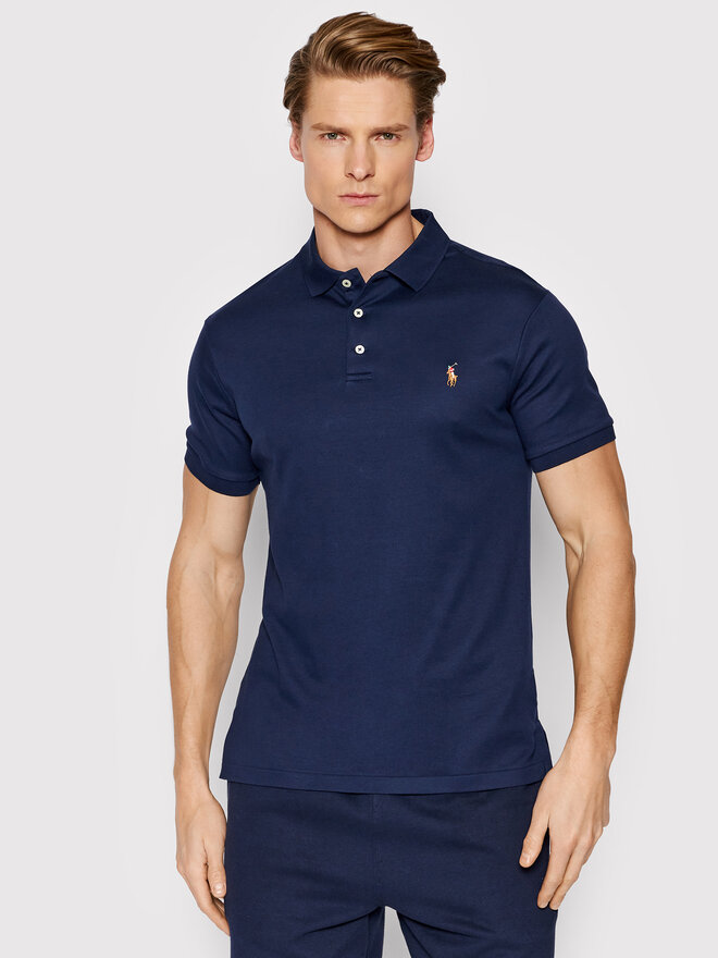 Polo Ralph Lauren Polo Ralph Lauren Poloshirt 710685514003 Dunkelblau Slim Fit