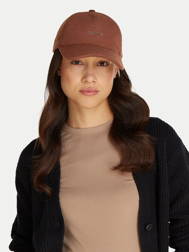 Calvin Klein Шапка с козирка Calvin Klein K60K612364 Кафяв