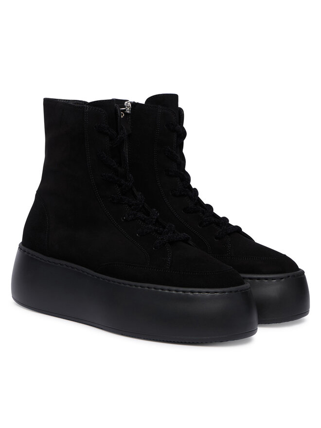 AGL Schnürschuhe AGL Vibe Lowboot D946512PJV Schwarz