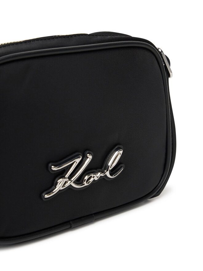 KARL LAGERFELD Ročna torba KARL LAGERFELD A3W32092 Črna