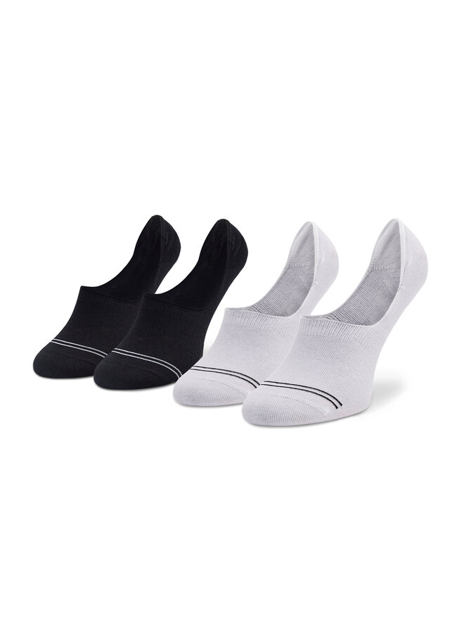 Tom Tailor Set 2 parov ženskih stopalk Tom Tailor 97180 Bela