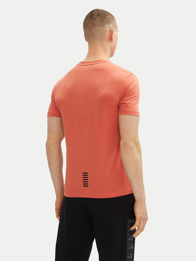 EA7 Emporio Armani EA7 Emporio Armani T-Shirt 8NPT25 PJVPZ U3010 Orange Regular Fit