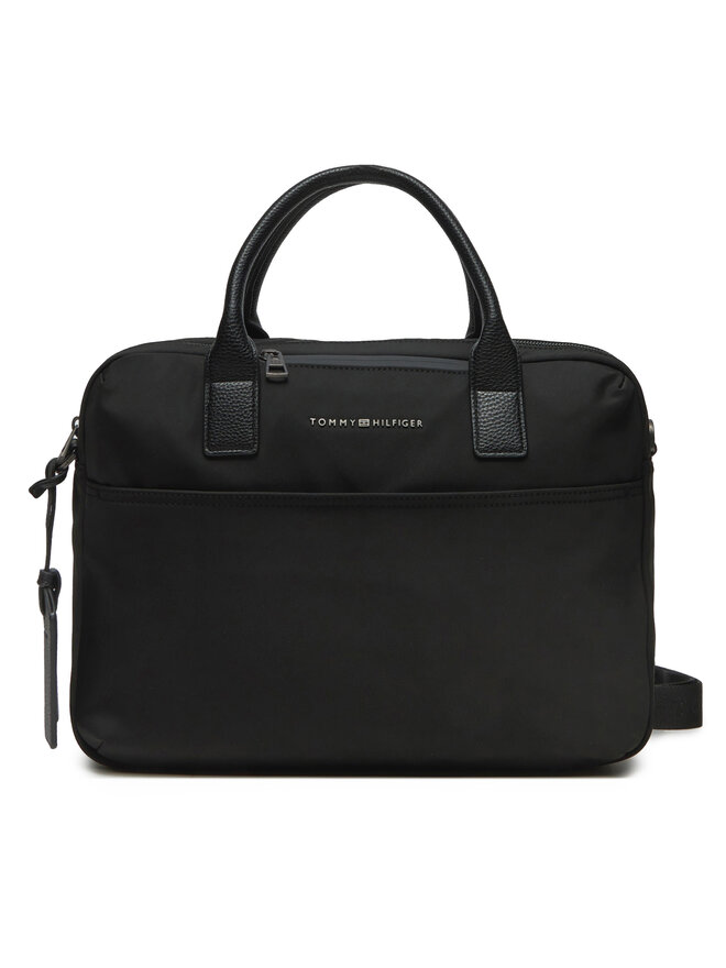 Tommy Hilfiger Torba za prenosnik Tommy Hilfiger AM0AM13098 Črna