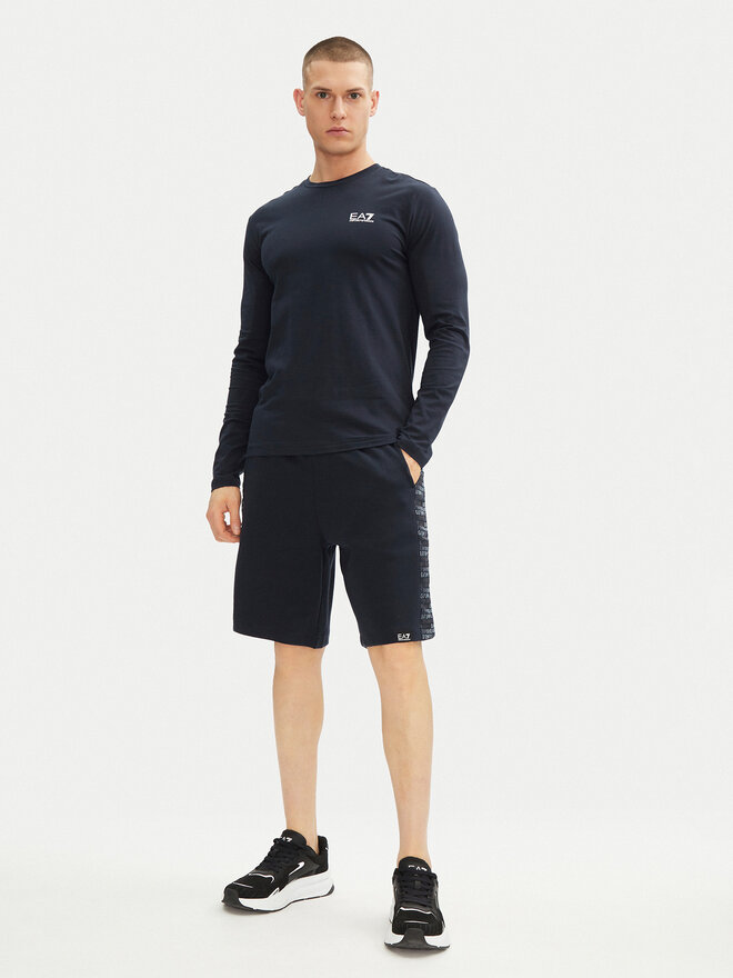 EA7 Emporio Armani EA7 Emporio Armani Póló 8NPT28 PJVQZ 1562 Sötétkék Regular Fit